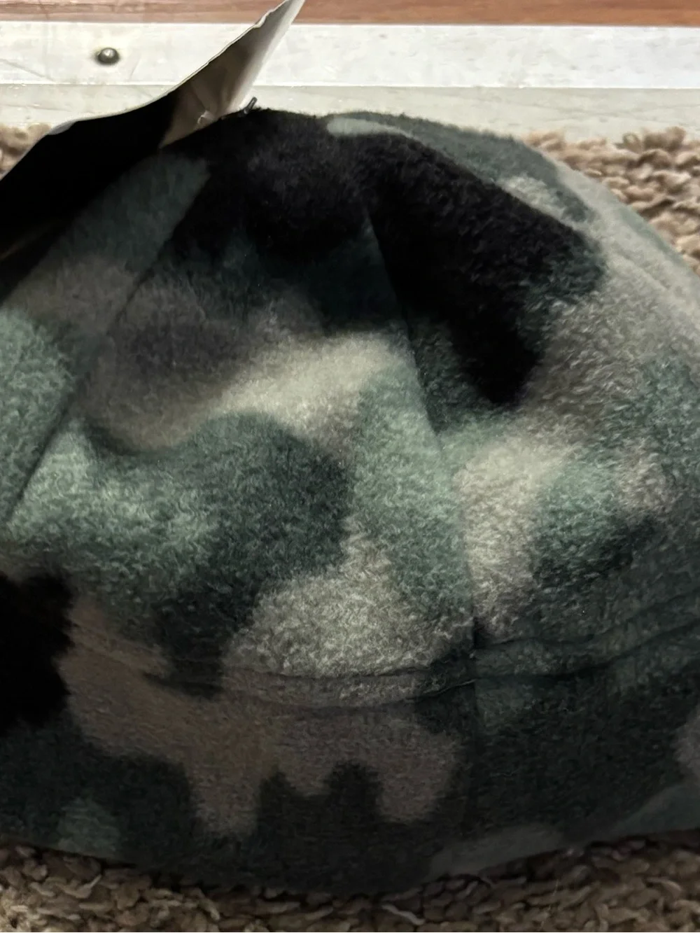 Hurley NWT Unisex Youth Green Camo Fleece Beanie